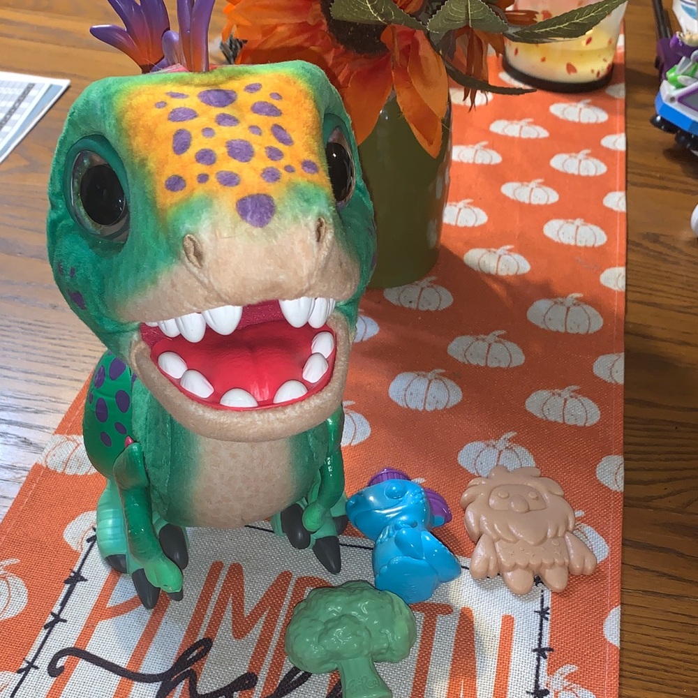 Furreal Interactive Green Dinosaur Action Figure
